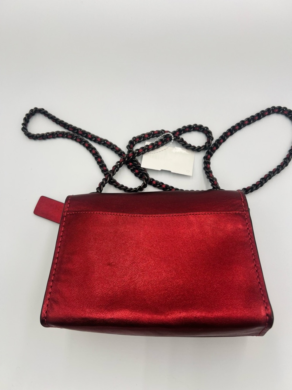 Coach Parker 18 Metallic Red Crossbody - Picture 3 of 9